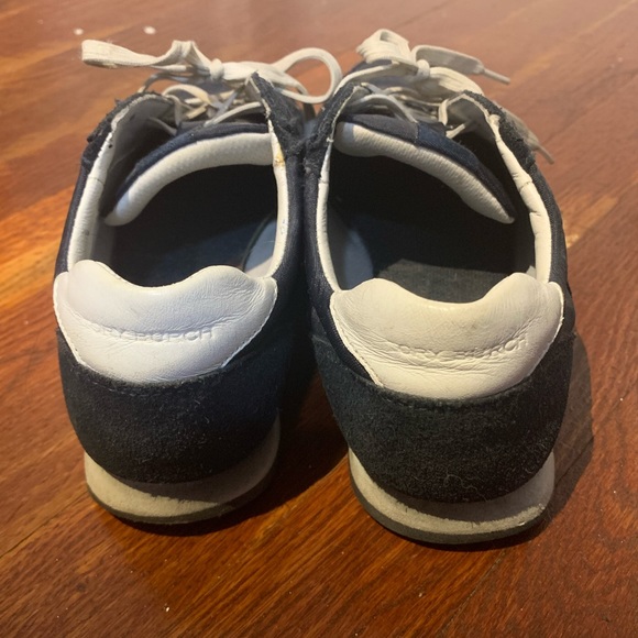 Tory Burch Rubber Logo Suede Trainers - Picture 5 of 7